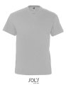 Heren T-shirt Sols V-Neck Victory Grey Melange